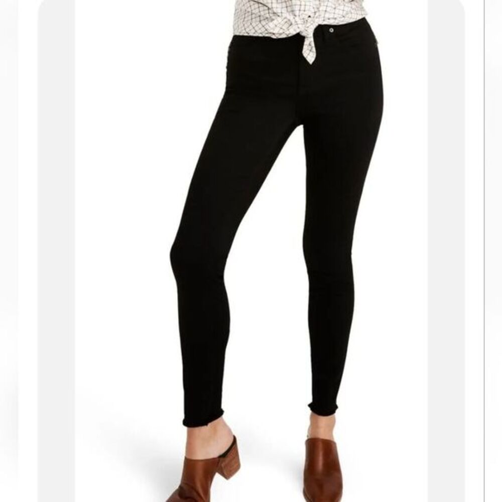 Madewell -35 9” Raw Hem Ankle Skinny Jeans L8929 - Black - Women's size‎ 27